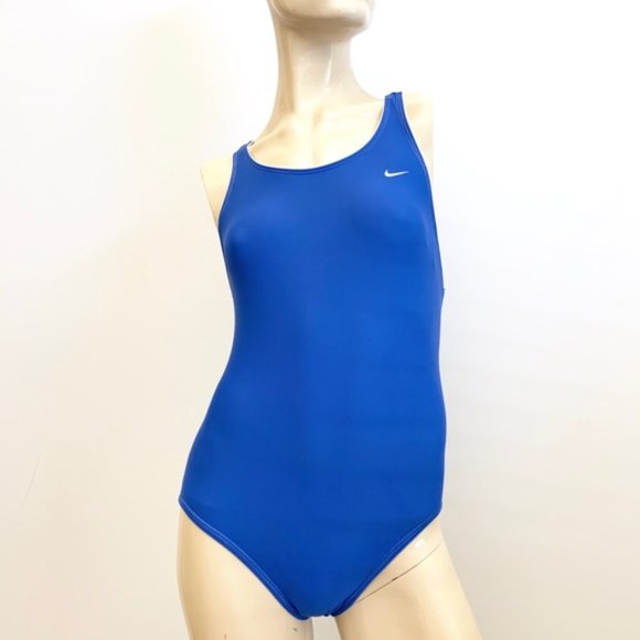 Nike Other - Vintage Nike Swimsuit Bright Blue One Piece
